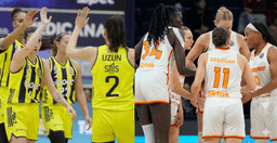 Fenerbahçe ile Galatasaray, Avrupa'da Türk finali için parkeye çıkıyor