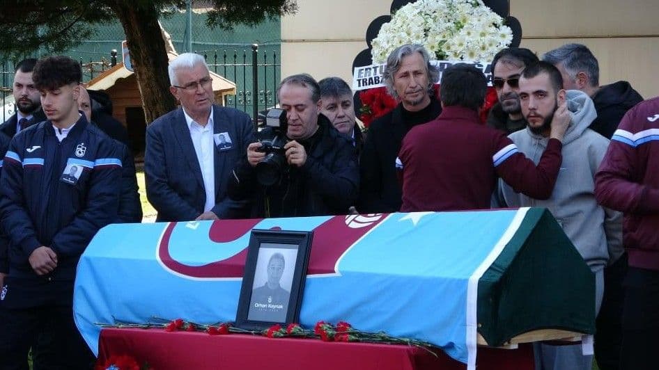 Trabzonspor'da, Orhan Kaynak için tören düzenlendi