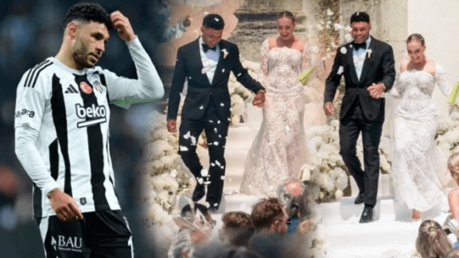 Eski Beşiktaşlı Chamberlain ünlü şarkıcıyla evlendi