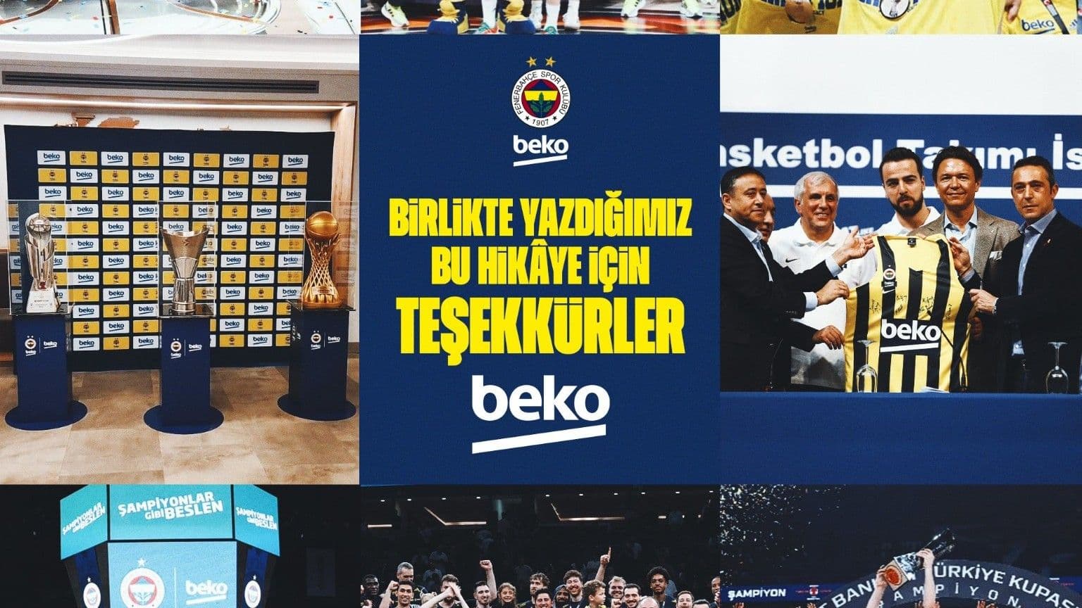Fenerbahçe'nin Beko ile olan sponsorluğu sona erdi!