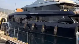 Aziz Yıldırım'ın 2 milyar TL'lik dev yatı Bodrum'da görüntülendi