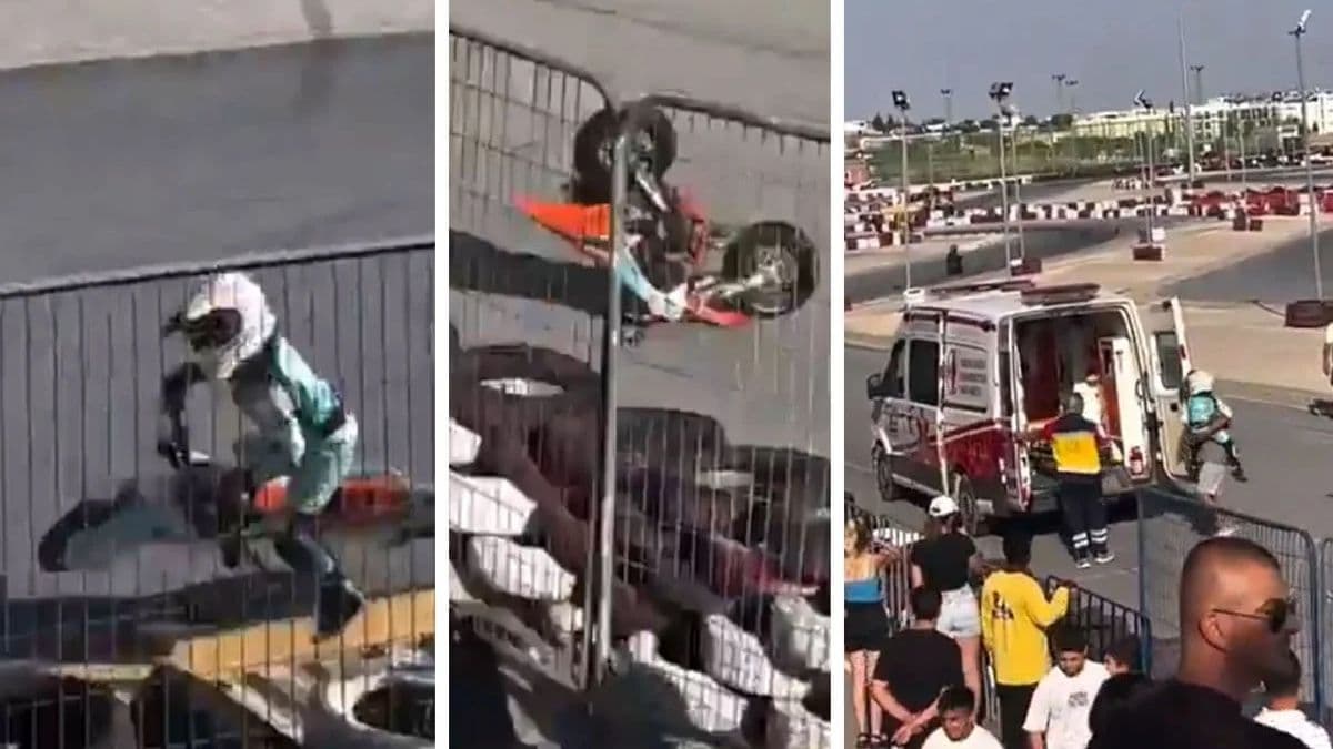 Zayn Sofuoğlu kaza geçirdi, yarıştan vazgeçmedi