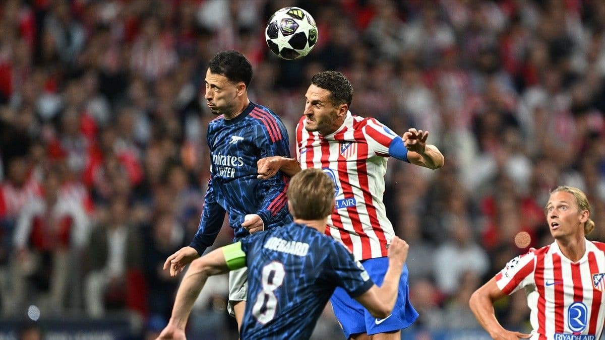 Atletico Madrid - Arsenal eşleşmesinde tur İngiltere'ye kaldı
