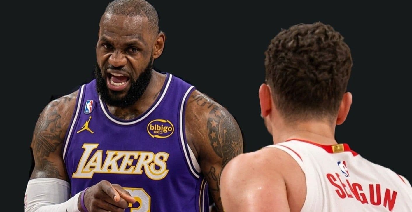 LeBron'dan Alperen'e olay sözler! Canlı yayına yansıdı
