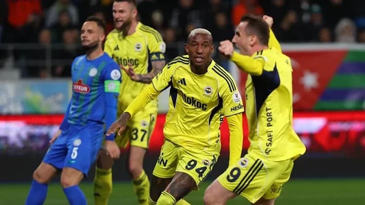 Fenerbahçe, liderlik maçına çıkıyor! Rakip Rizespor Muhtemel 11'ler...