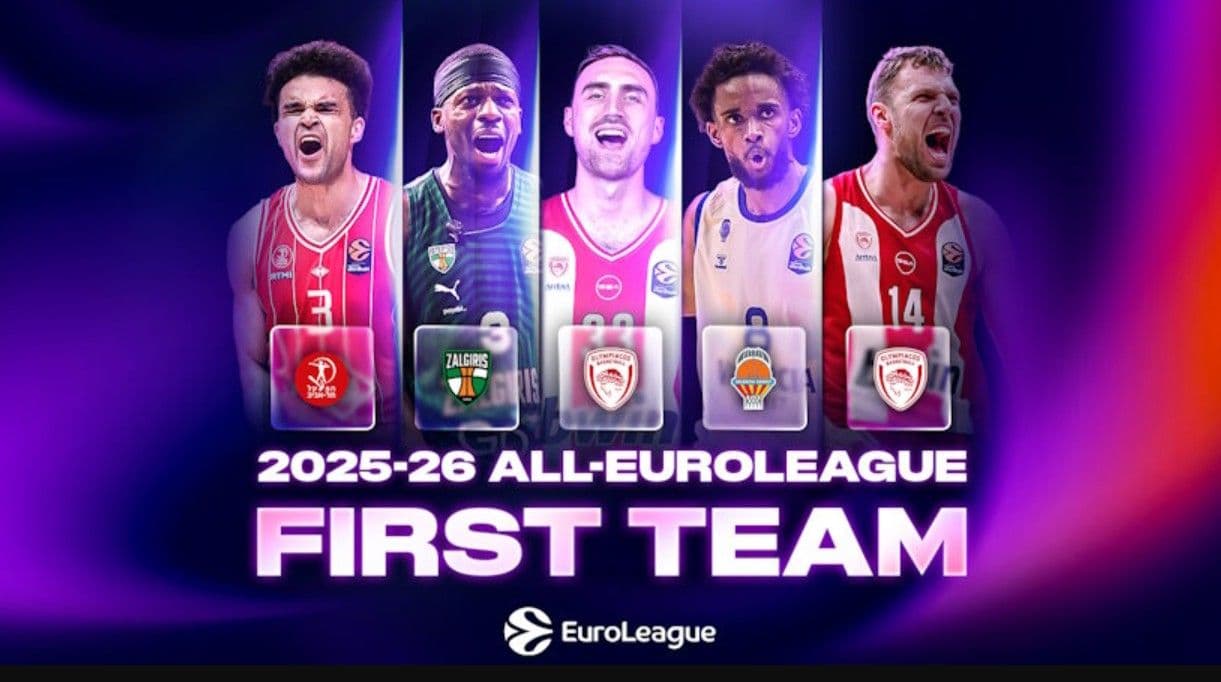 Basketbol Avrupa Ligi'nde "sezonun en iyi 5"i belli oldu