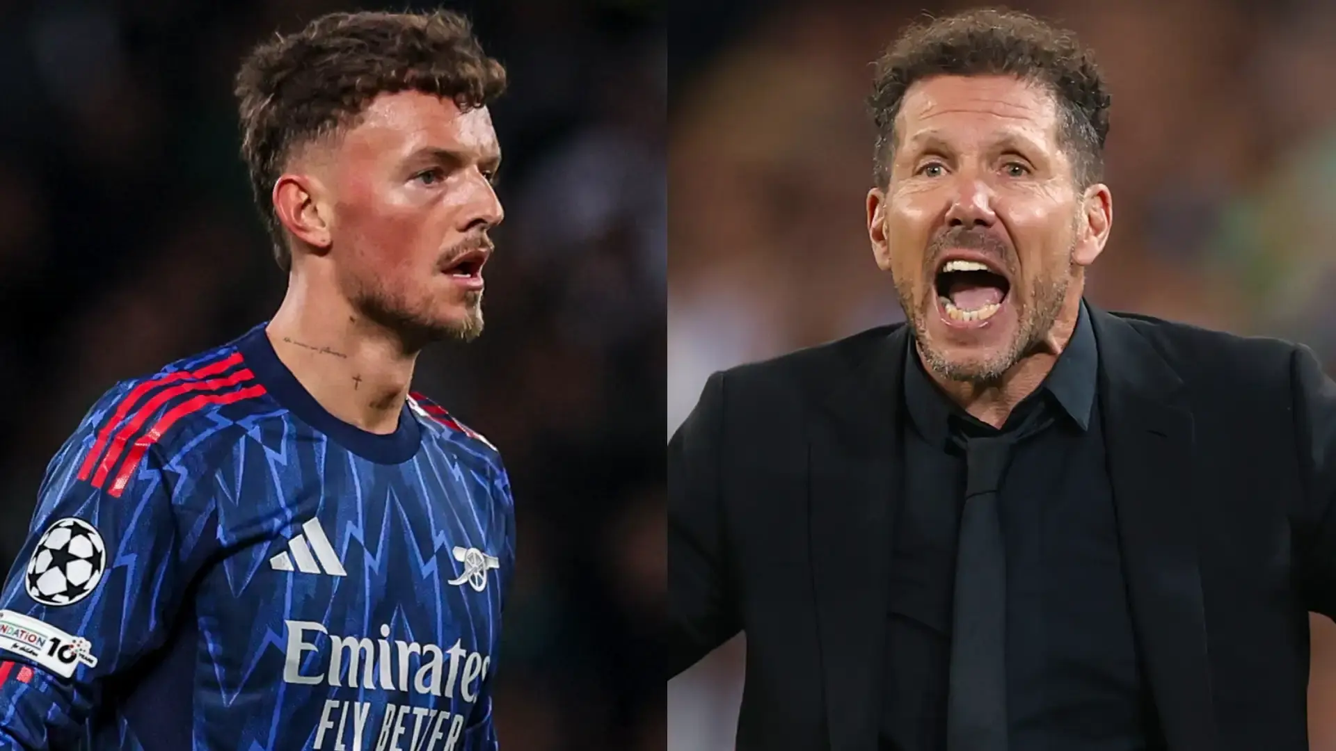 VİDEO | Ben White, Atletico Madrid logosuna bastı! Simeone tepki gösterdi