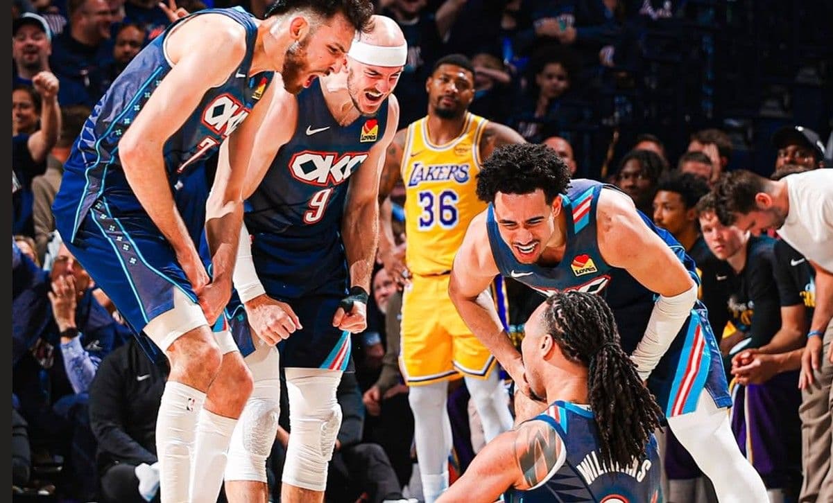 NBA play-off'larında Thunder, Lakers'ı yenerek seriyi 2-0 yaptı