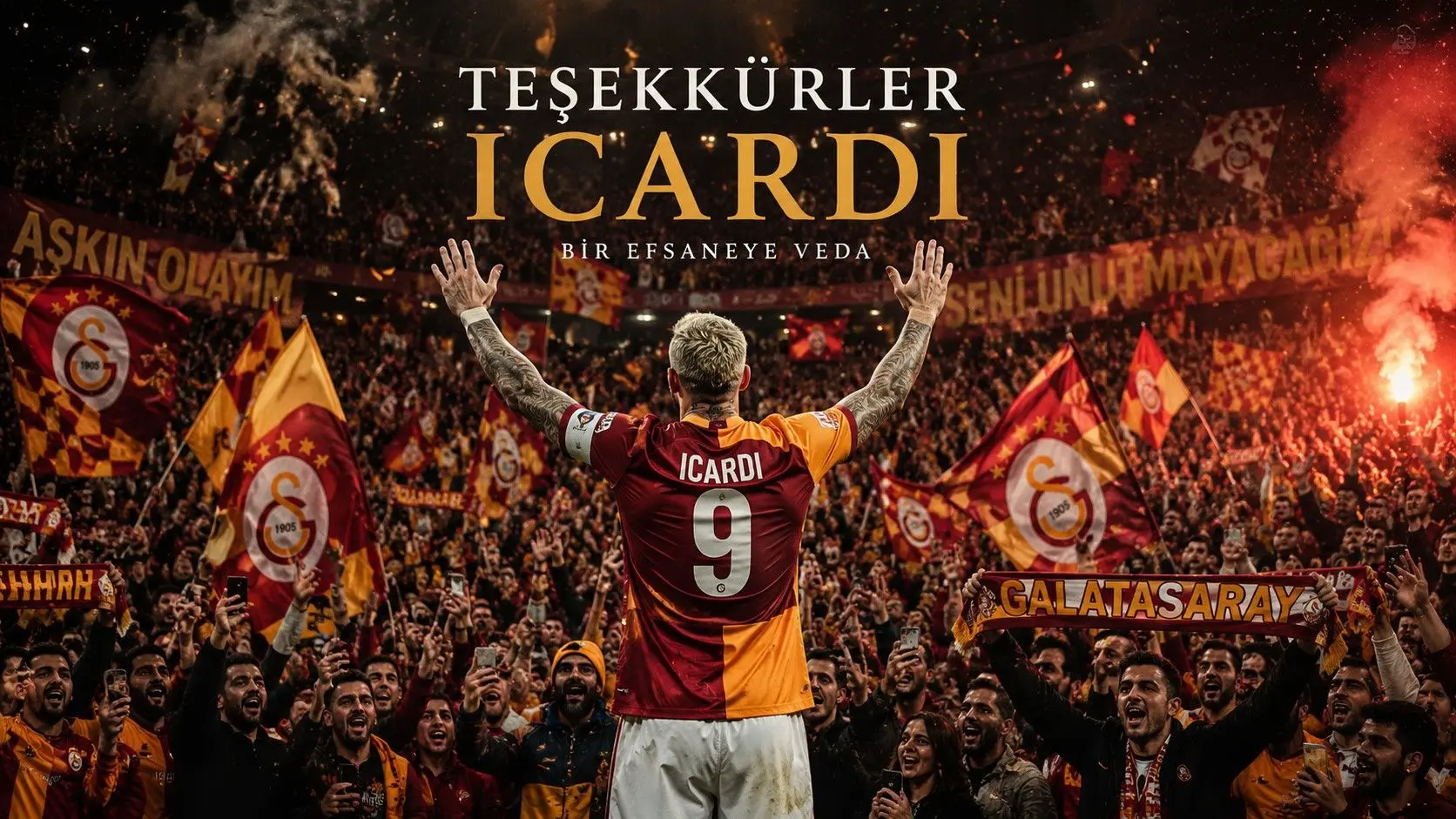 “Aşkın Olayım” bu kez veda için: Mauro Icardi son maçına...