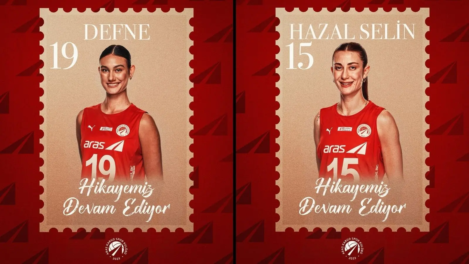 Aras Kargo'da iki voleybolcunun sözleşmesi uzatıldı