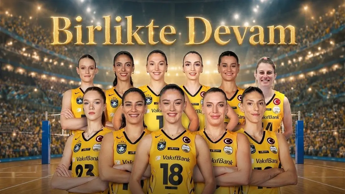VakıfBank 11 oyuncuyla yola devam edeceğini açıkladı!