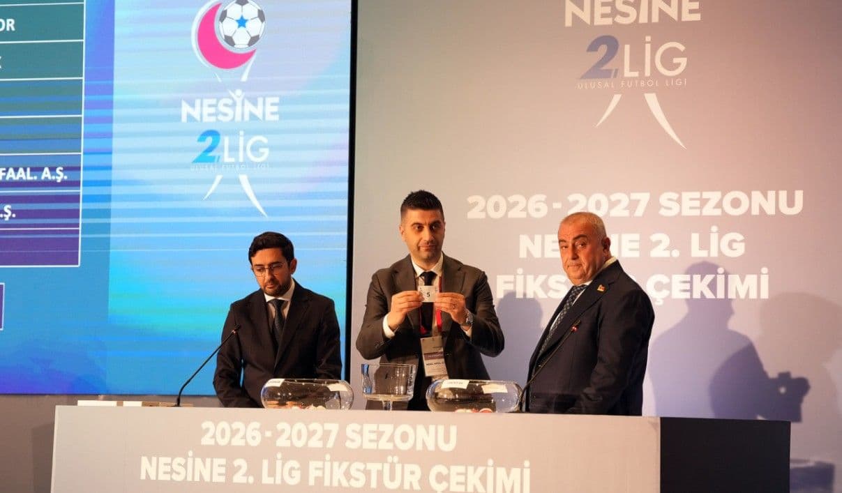 2. Lig'de 2026-2027 sezonu fikstürü çekildi