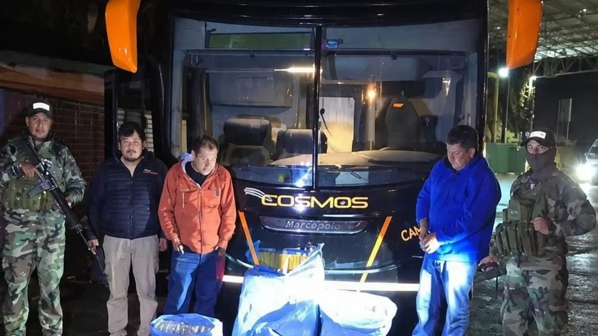Takım otobüsünde 86 kilo esrar bulundu!